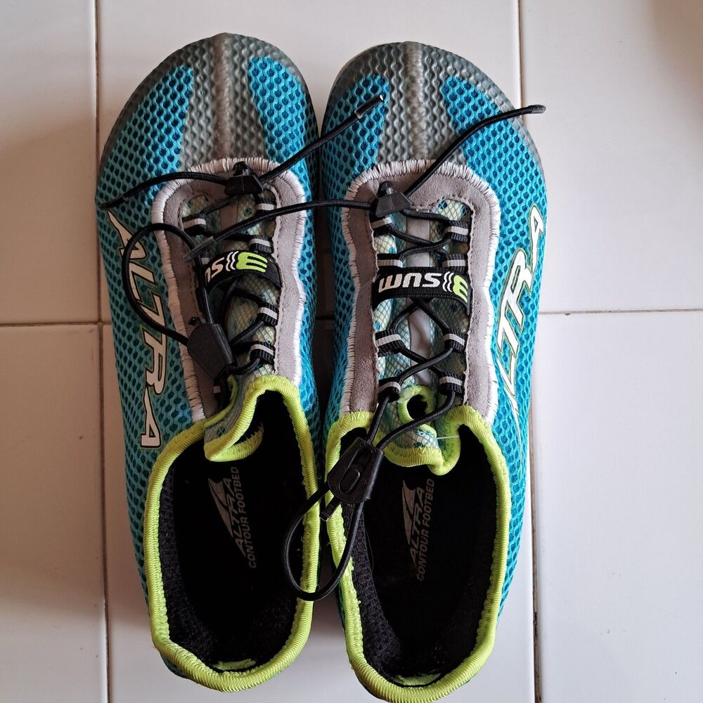 Altra 3 SUM Running Training Shoes Triathlon Teal Green Size 8.5 Womens Sneakers